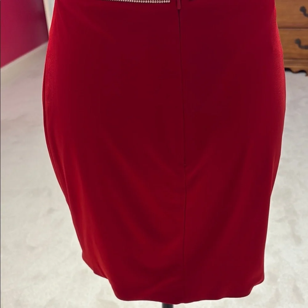 Splash Red Two-Piece with Rhinestone Detail - Picture 4 of 5